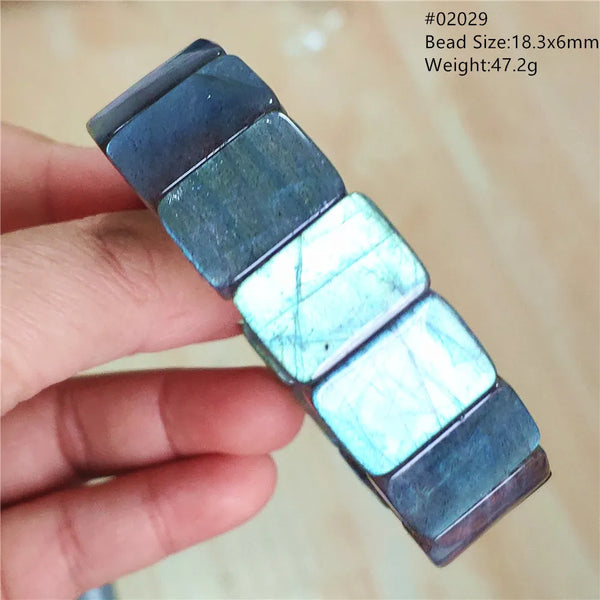 Blue Labradorite Bracelet-ToShay.org