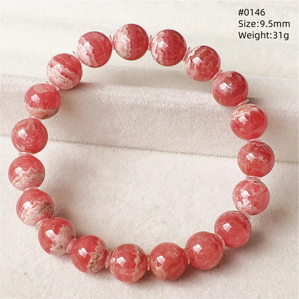 Red Rhodochrosite Bracelet-ToShay.org