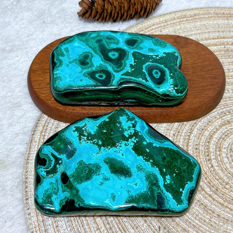 Blue Chrysocolla Azurite Stone-ToShay.org