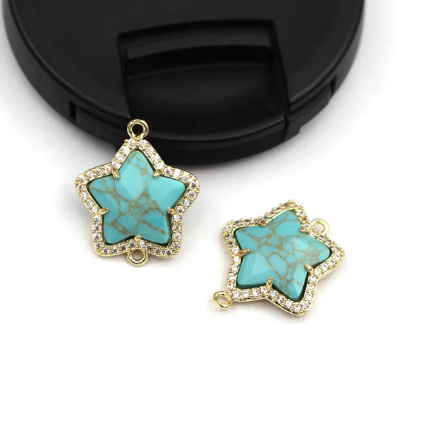 Mixed Crystal Star Charms-ToShay.org