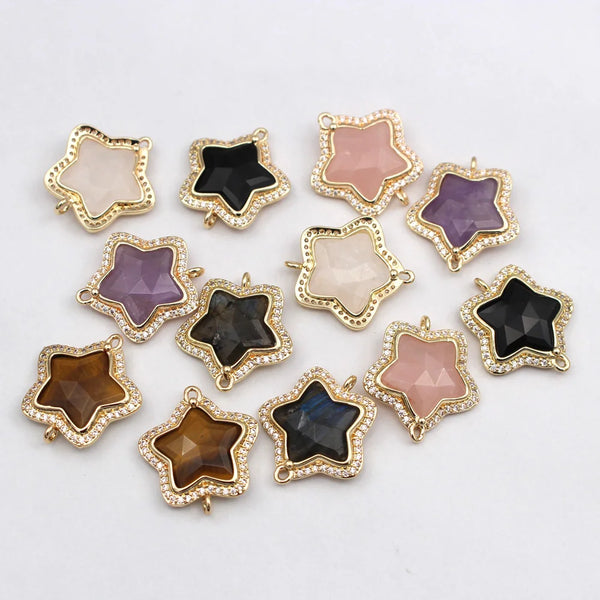 Mixed Crystal Star Charms-ToShay.org