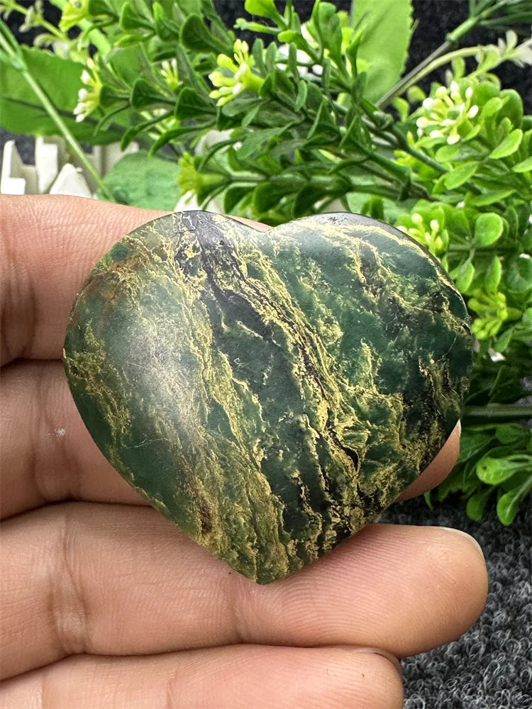 Green Emerald Stone Heart-ToShay.org