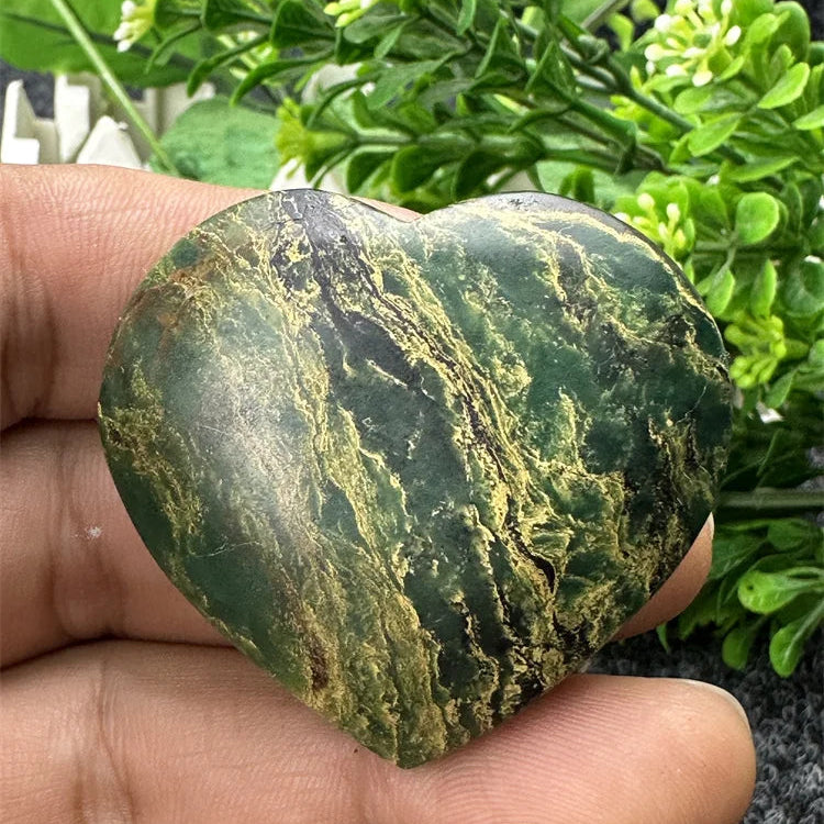 Green Emerald Stone Heart-ToShay.org