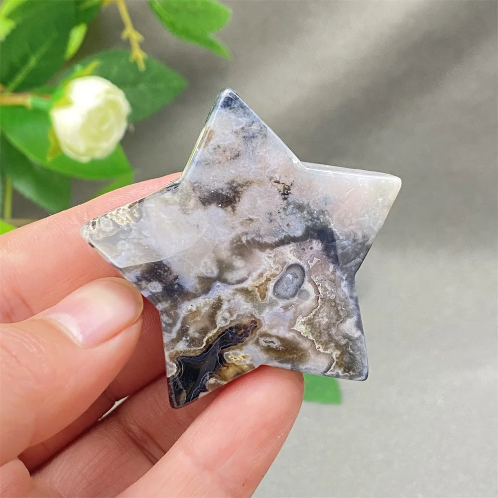 Black Cherry Blossom Agate-ToShay.org