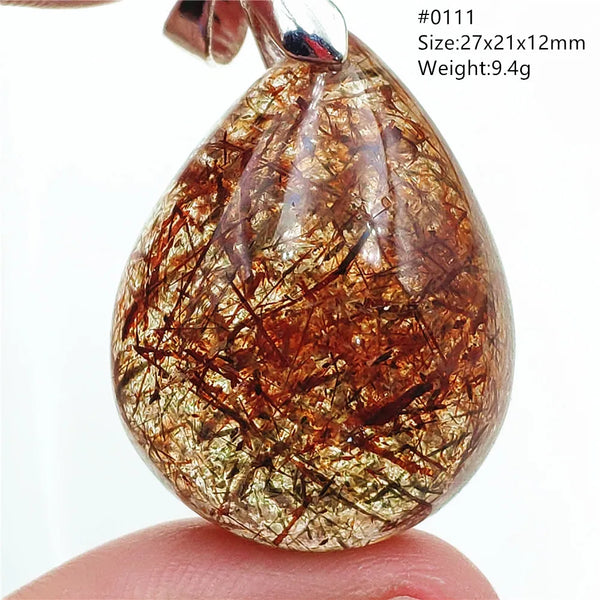 Green Black Rutilated Quartz-ToShay.org