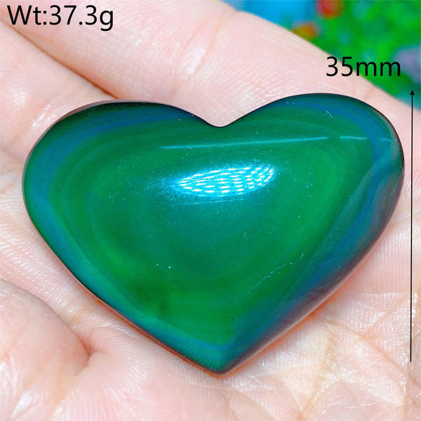 Rainbow Obsidian Heart-ToShay.org