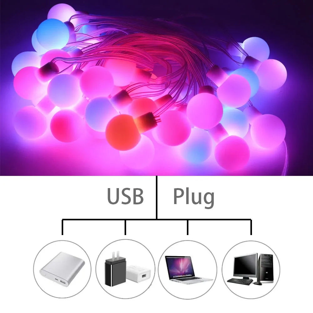 Bulb String Lights-ToShay.org
