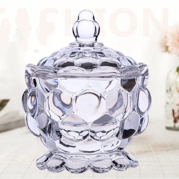 Crystal Glass Candy Jar-ToShay.org