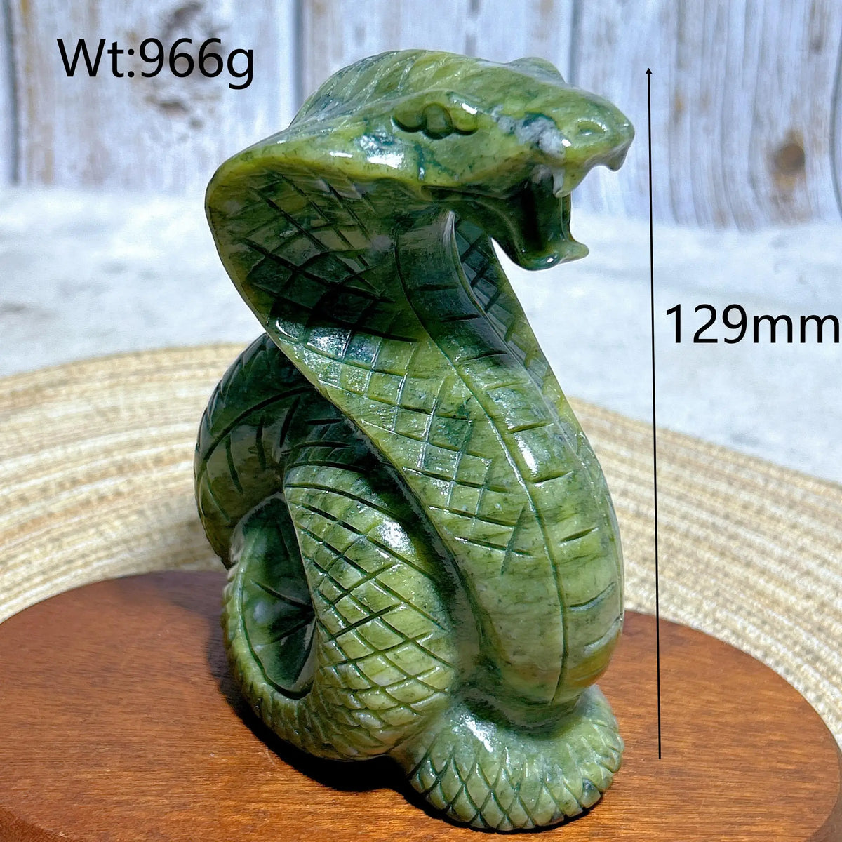 Green Jasper Cobra-ToShay.org