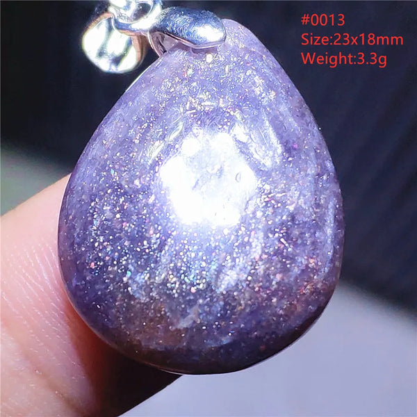 Blue Blood Red Lolite Pendant-ToShay.org