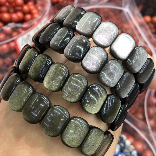 Black Gold Obsidian Bracelet-ToShay.org