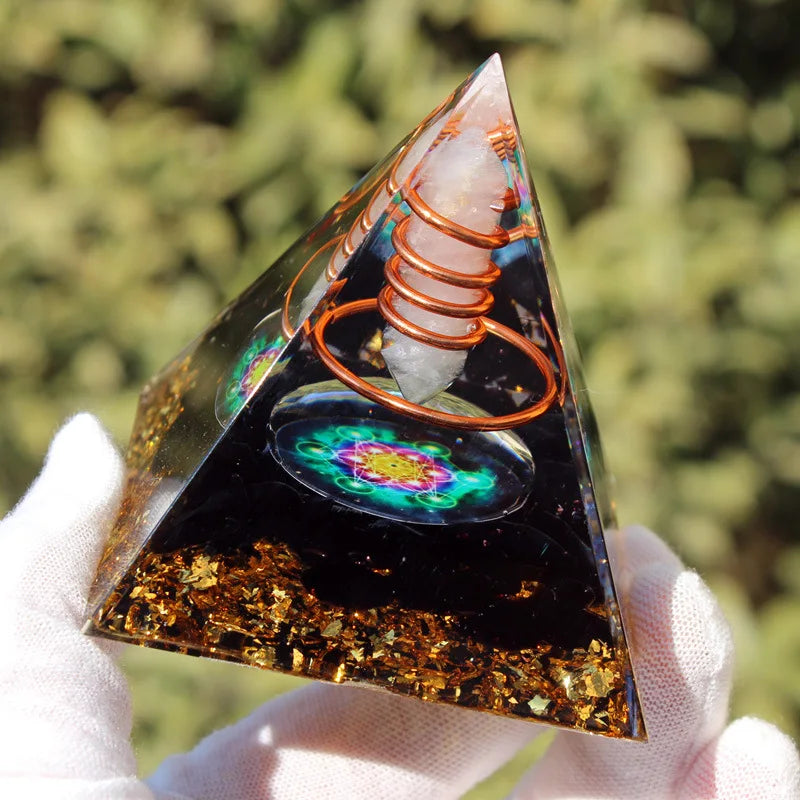 Energy Orgonite Crystal Pyramid-ToShay.org