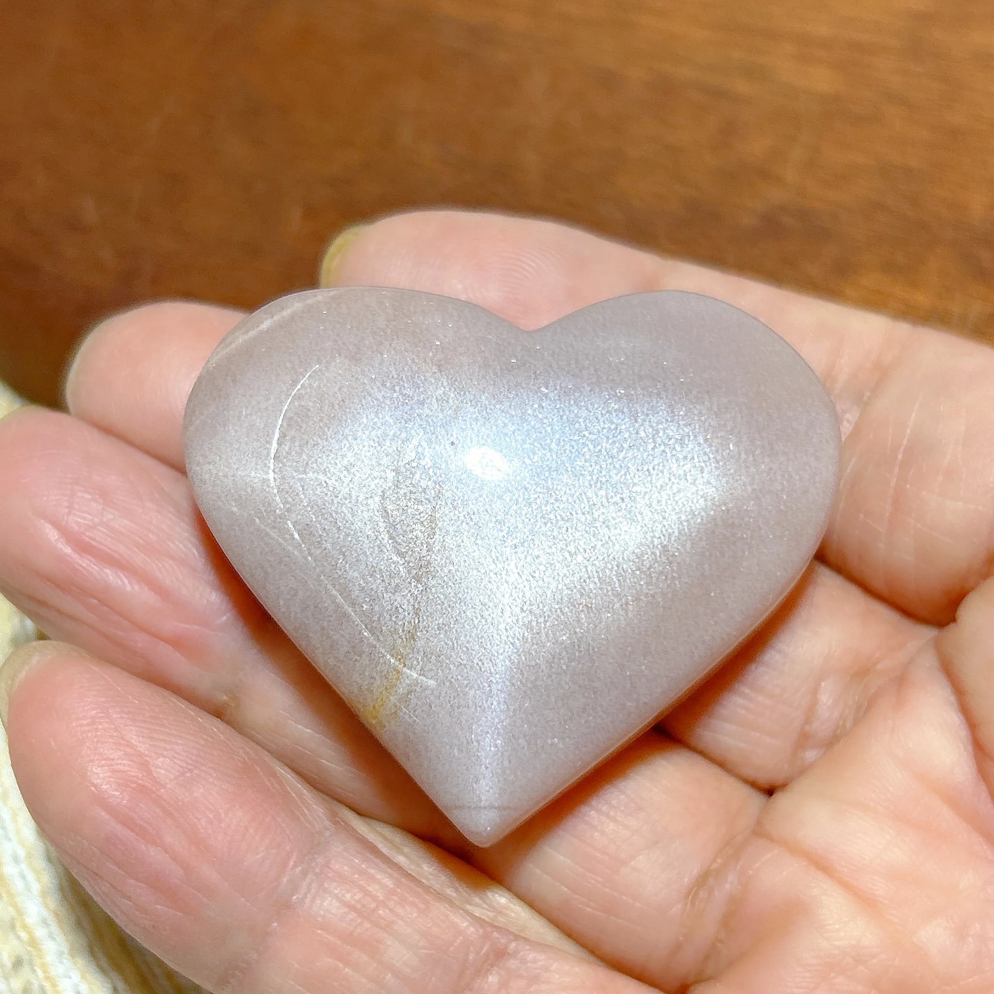 Orange Sunstone Heart-ToShay.org