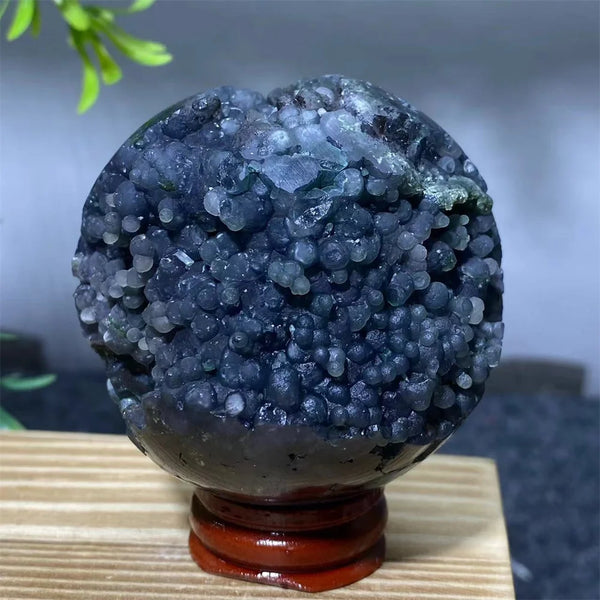 Purple Grape Agate Ball-ToShay.org