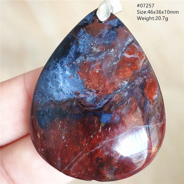 Blue Pietersite Chatoyant Pendant-ToShay.org
