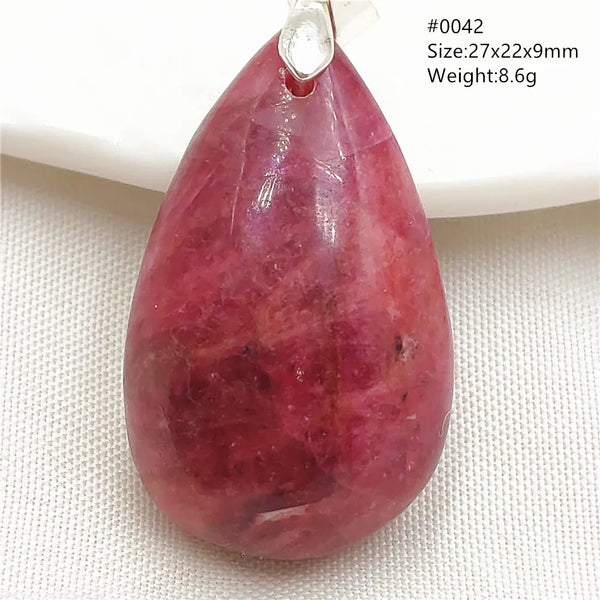 Red Rose Rhodonite Pendant-ToShay.org