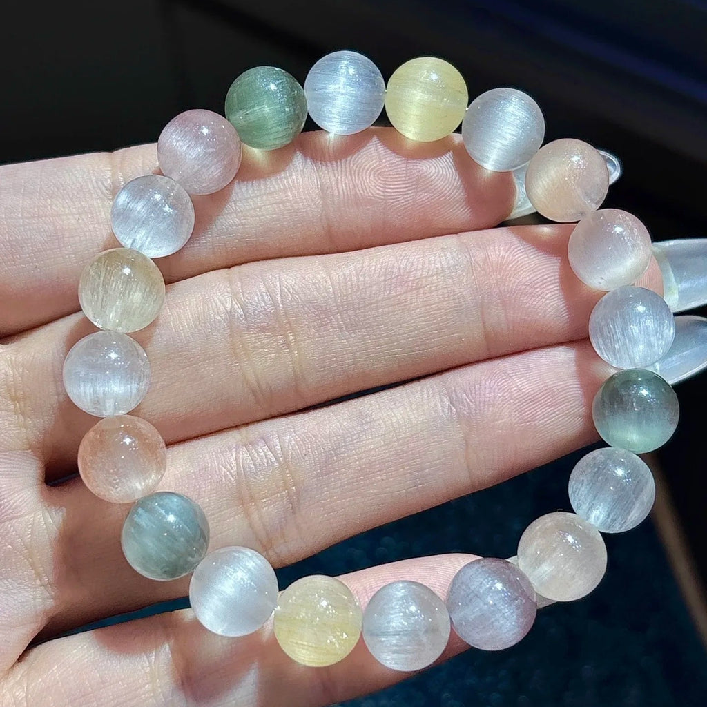 Rainbow Rutilated Quartz Bracelet-ToShay.org