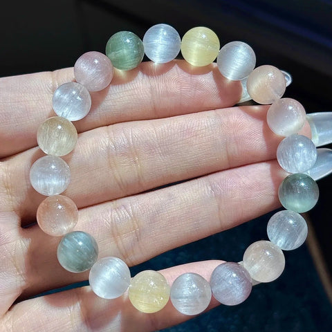 Rainbow Rutilated Quartz Bracelet-ToShay.org