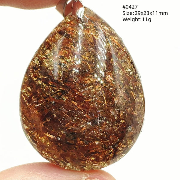 Black Rutilated Copper Quartz-ToShay.org