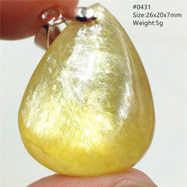 Gold Lepidolite Flash Pendant-ToShay.org