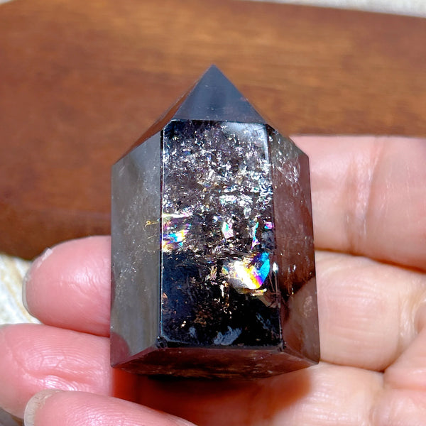 Smokey Rainbow Quartz Point-ToShay.org