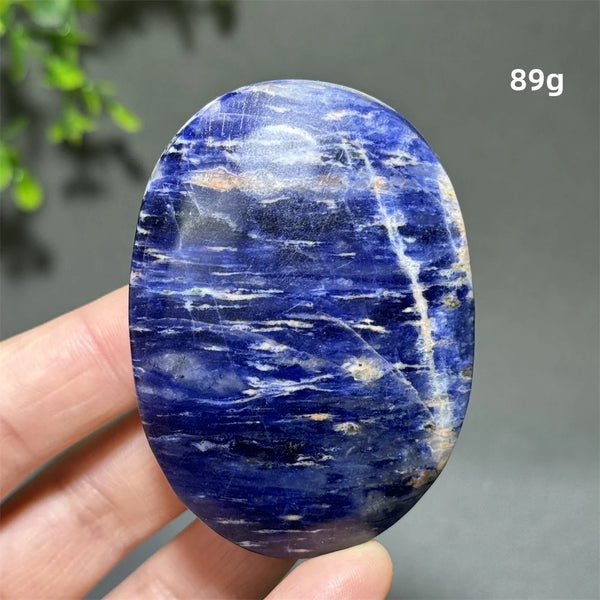 Blue Sodalite Palm Stone-ToShay.org