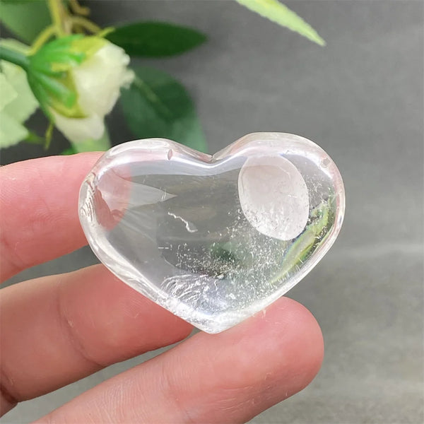 Clear Crystal Heart-ToShay.org