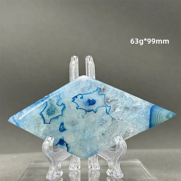 Blue Agate Rhombus-ToShay.org