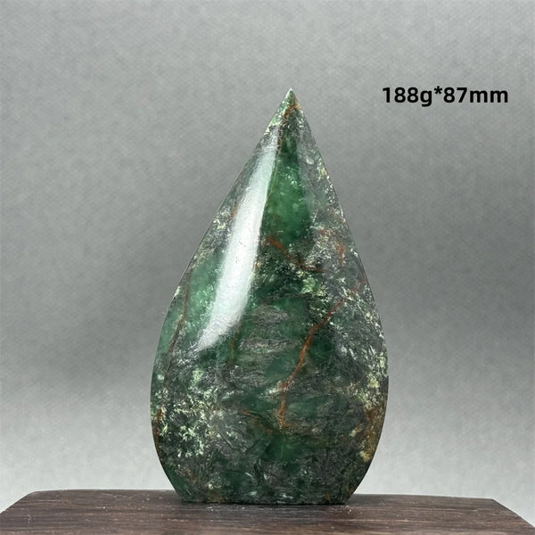 Green Emerald Jasper Torch-ToShay.org
