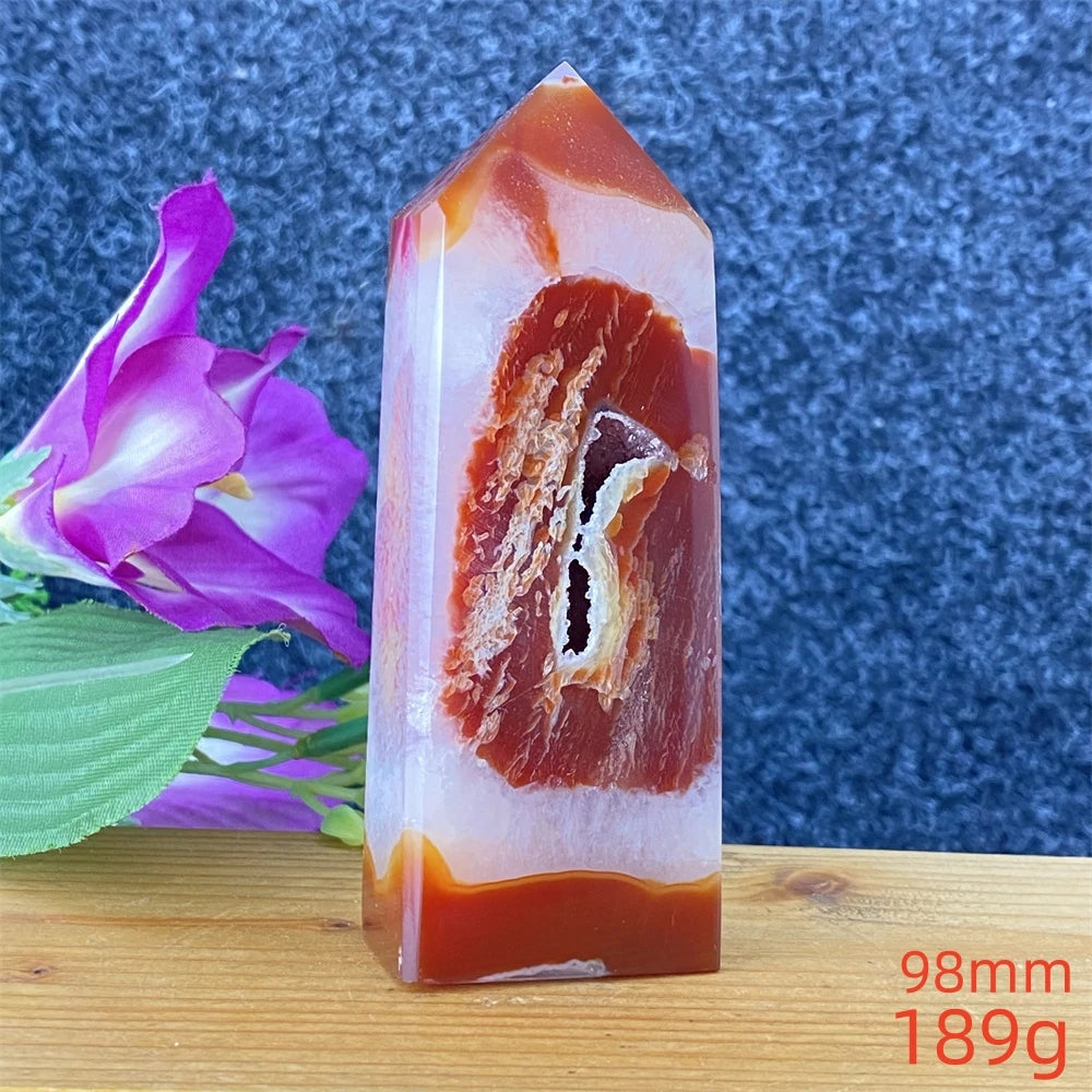 Red Lace Agate Point-ToShay.org