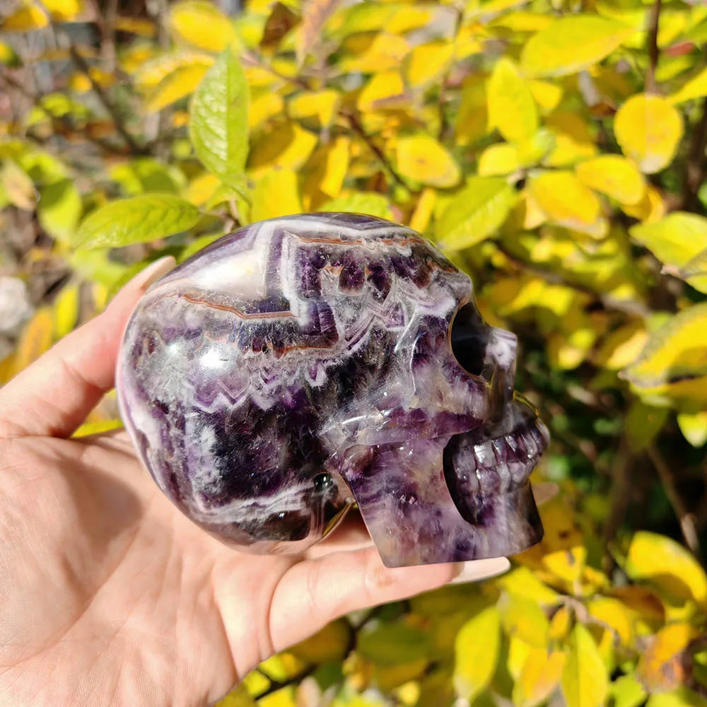 Purple Dream Amethyst Skull-ToShay.org
