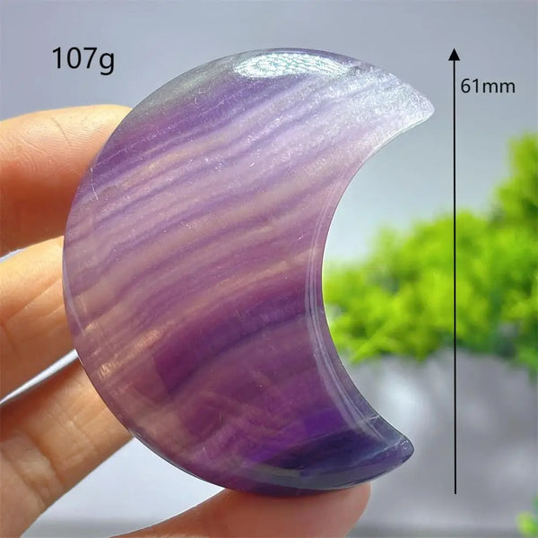 Rainbow Fluorite Moon-ToShay.org