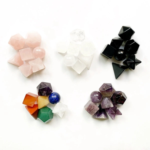 Crystal Platonic Solids-ToShay.org
