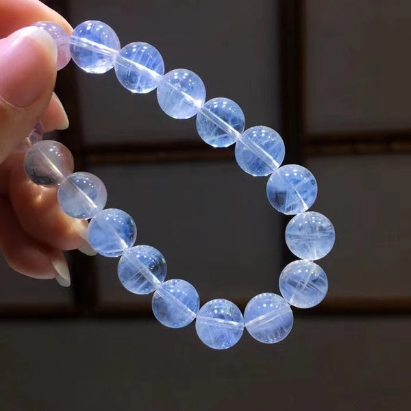 Blue Rutilated Quartz Bracelet-ToShay.org