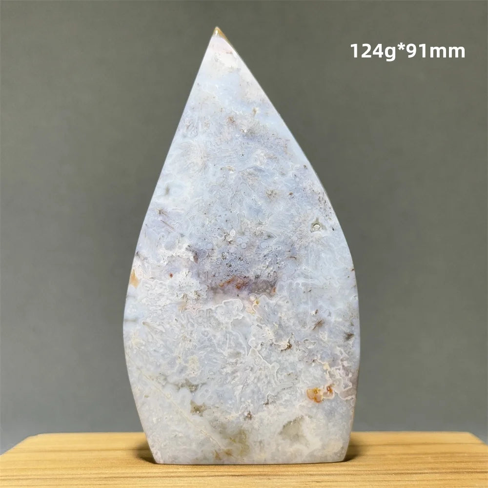 Red Lace Agate Torch-ToShay.org