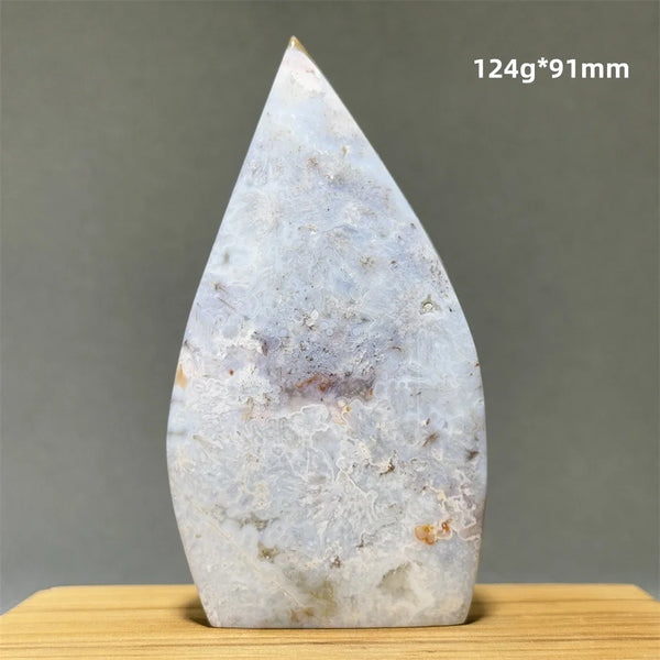 Red Lace Agate Torch-ToShay.org