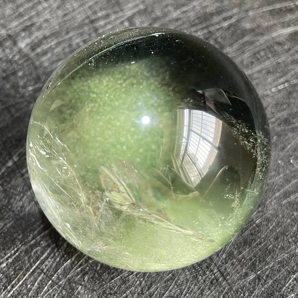 Green Phantom Quartz Ball-ToShay.org