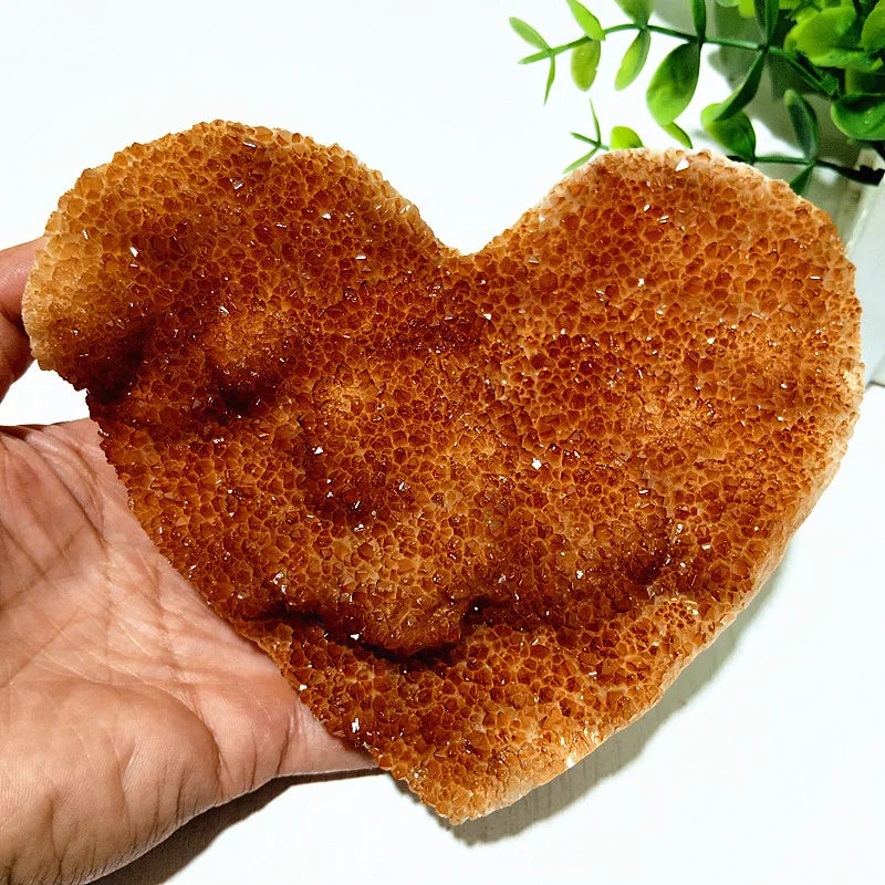 Orange Citrine Geode Cluster-ToShay.org
