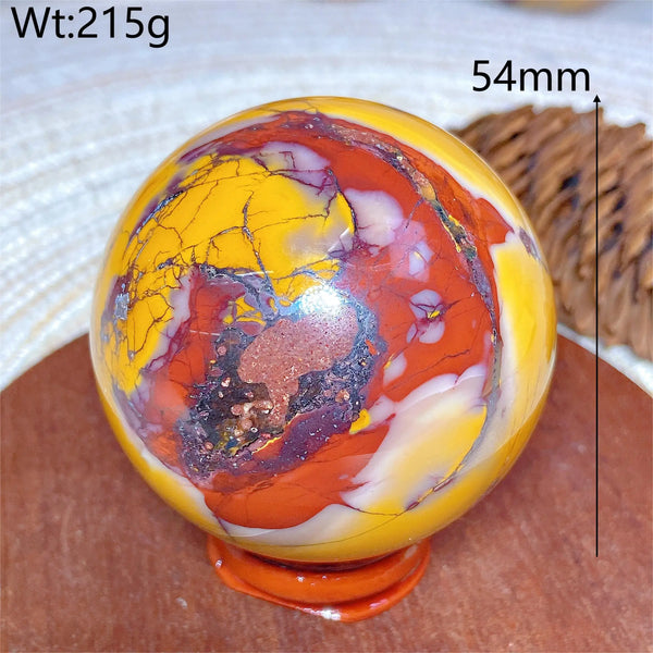Yellow Mookaite Ball-ToShay.org