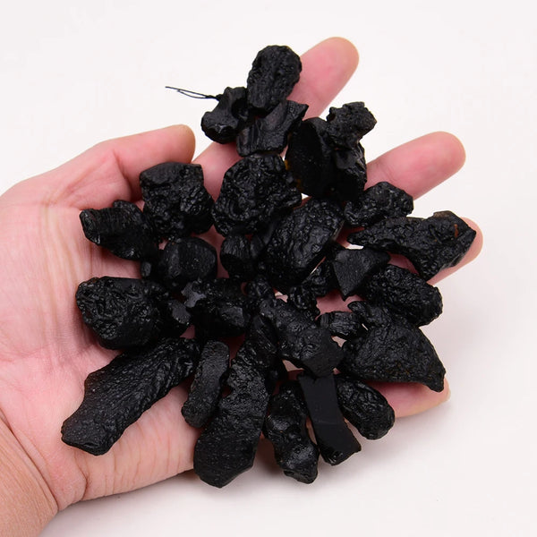 Black Meteorite Stone Beads-ToShay.org