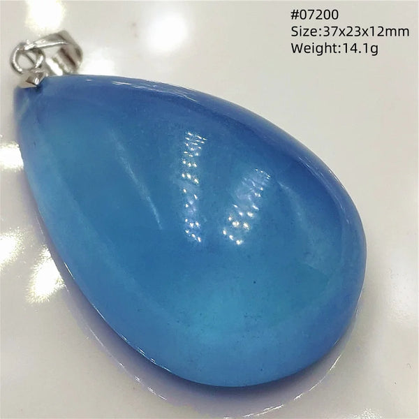 Blue Aquamarine Pendant-ToShay.org
