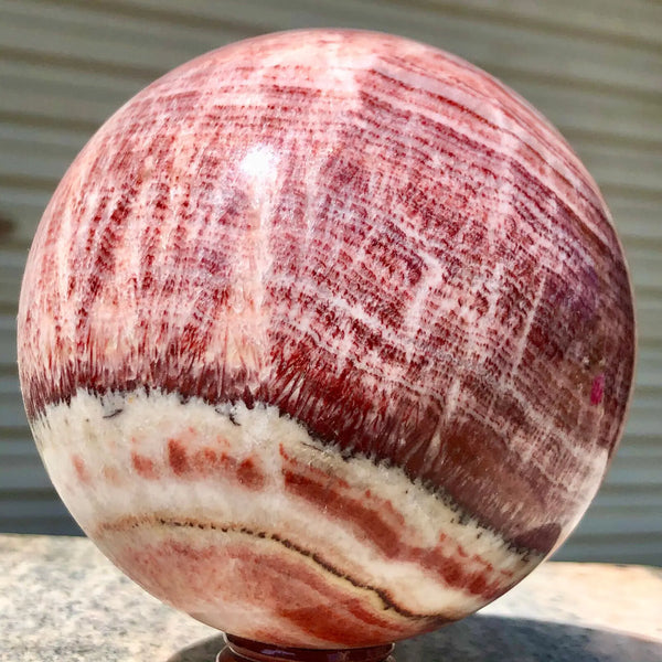 Pink Rhodochrosite Ball-ToShay.org