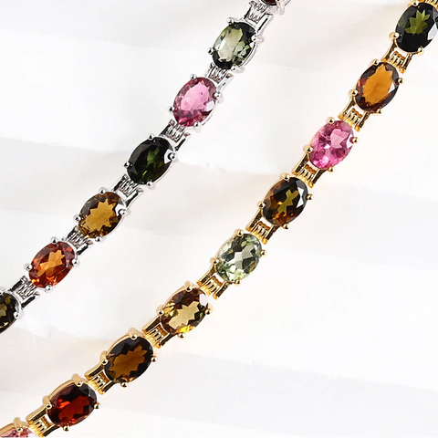 Mixed Tourmaline Bracelets-ToShay.org