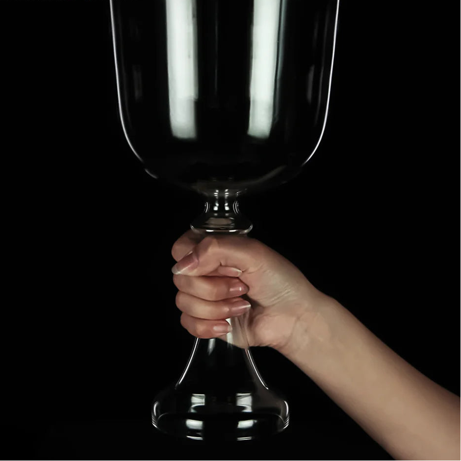 Clear Crystal Singing Chalice-ToShay.org