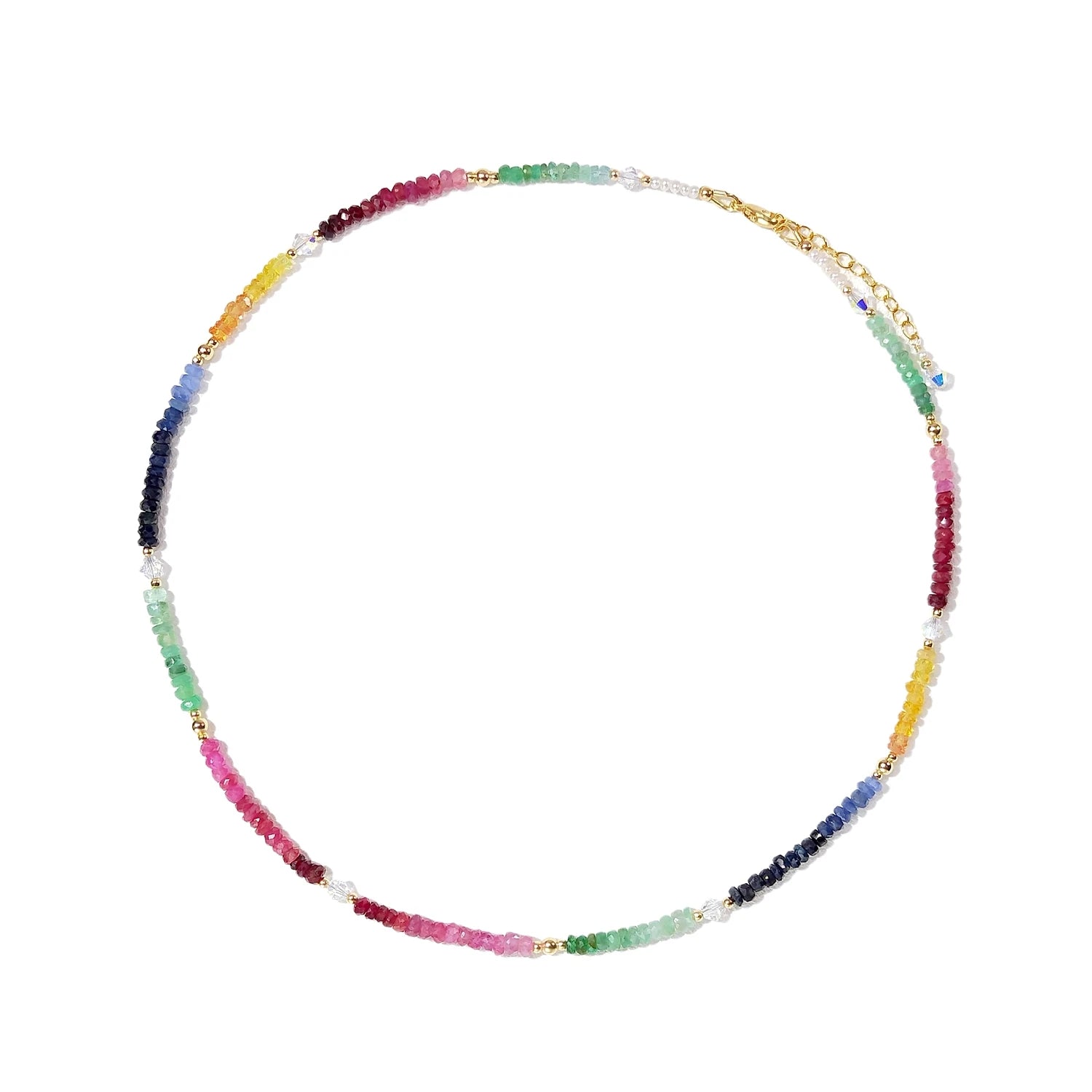 Rainbow Crystal Necklace-ToShay.org