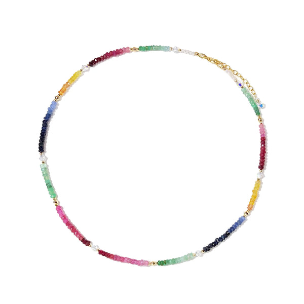 Rainbow Crystal Necklace-ToShay.org