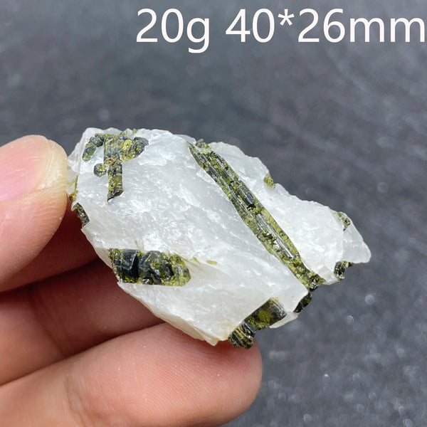 Green Tourmaline Crystal-ToShay.org
