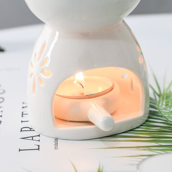 Flower Ceramic Incense Burner-ToShay.org