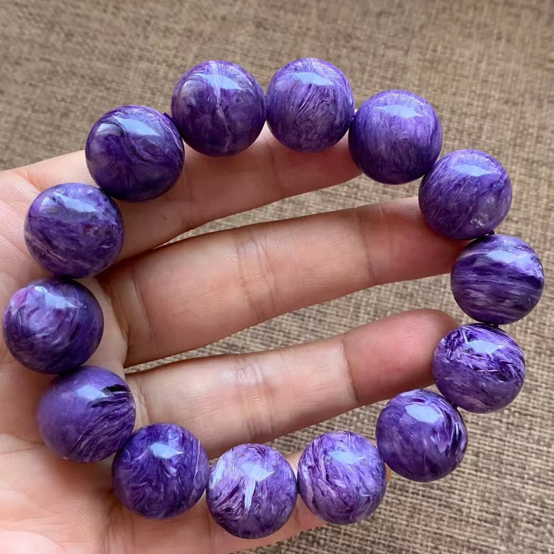 Purple Charoite Bracelet-ToShay.org