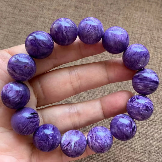 Purple Charoite Bracelet-ToShay.org